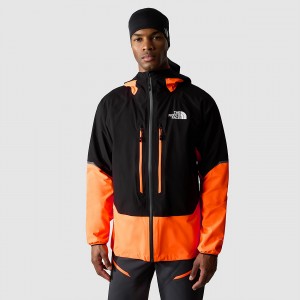 The North Face Balmenhorn FUTURELIGHT™ Shell Jacket Tnf Black - Shocking Orange | EOAFMZ-274