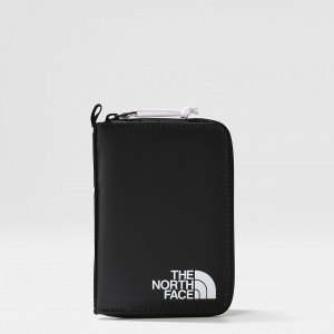 The North Face Base Camp Voyager Wallet Tnf Black - Tnf White | EBGVDX-482