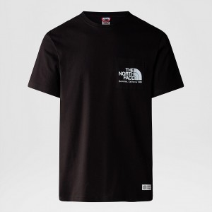 The North Face Berkeley California T-Shirt Tnf Black | AVUCBX-752