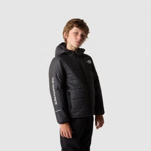 The North Face Boy's Never Stop Synthetic Jacket Tnf Black | JVZTRS-623