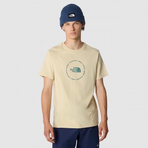 The North Face Circle Logo T-Shirt Gravel | ZNLGMK-540