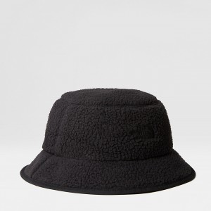 The North Face Cragmont Fleece Bucket Hat Tnf Black - Tnf Black | FHUBAV-806