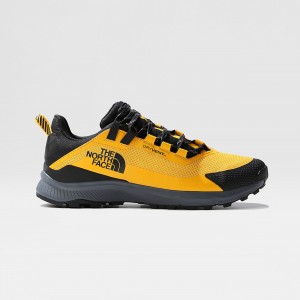 The North Face Cragstone Waterproof Hiking Shoes Summit Gold - Tnf Black | QEMVFK-760