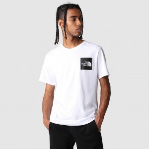 The North Face Fine T-Shirt Tnf White - Tnf Black | ZOPIAH-501