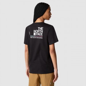 The North Face Foundation Graphic T-Shirt Tnf Black - Tnf White | RFWSGP-375