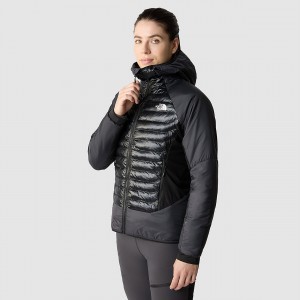 The North Face Macugnaga Hybrid Insulated Jacket Asphalt Grey - Tnf Black | ZCUMYQ-051