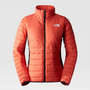 The North Face Mikeno Synthetic Insulated Jacket Emberglow Orange/Tnf Black | DWYAIE-641