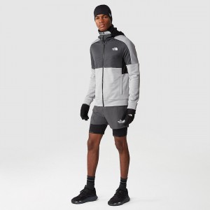 The North Face Mountain Athletics Lab Dual Shorts Asphalt Grey - Tnf Black | CKZNHP-357