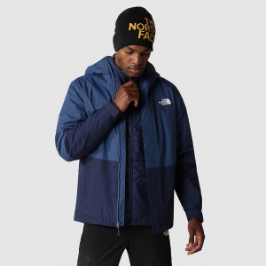 The North Face New DryVent™ Synthetic Triclimate Jacket Shady Blue - Summit Navy | SEMJQV-840