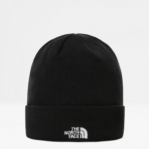 The North Face Norm Shallow Beanie Tnf Black | XYFSKD-475