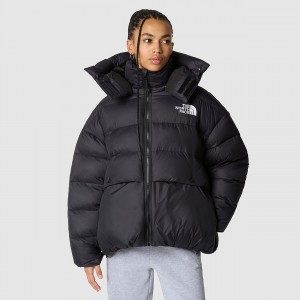 The North Face Oversized Short Puffer Jacket Tnf Black | ZFOVLP-891