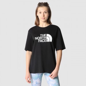 The North Face Relaxed Easy T-Shirt Tnf Black | SDPTXM-356