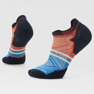 The North Face Run Targeted Cushion Low Ankle Pattern Socks Orange Rust | RCJPFT-709