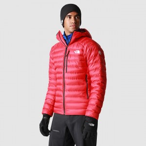 The North Face Summit Breithorn Hooded Down Jacket Tnf Red | CIYJXK-168