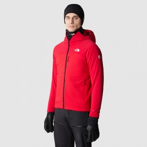The North Face Summit Casaval Midlayer Hoodie Tnf Red | ZOAGQC-436