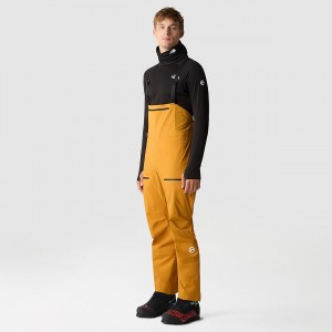 The North Face Summit Pumori GORE-TEX® Pro Bib Trousers Citrine Yellow | JNUODK-864