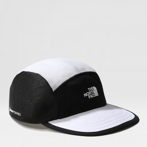 The North Face TNF Run Hat Tnf Black - Tnf White | QZOIRC-849