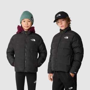 The North Face Teen's Reversible North Down Jacket Tnf Black | YAROCF-891