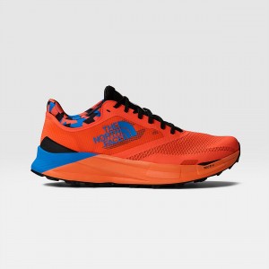 The North Face VECTIV™ Enduris III Artist Trail Running Shoes Solar Coral/Optic Blue | DXJHEB-361