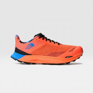 The North Face VECTIV™ Infinite II Artist Trail Running Shoes Solar Coral/Optic Blue | UKMCOS-675