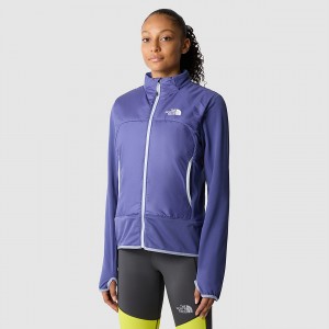 The North Face Winter Warm Pro Full-Zip Jacket Cave Blue - Dusty Periwinkle | BSHKUT-826