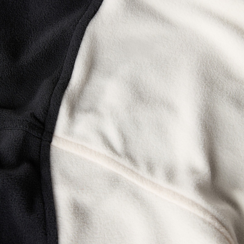 The North Face Elements Polartec® 100 1/4 Zip Fleece Gardenia White/Tnf Black | CJQBUK-603