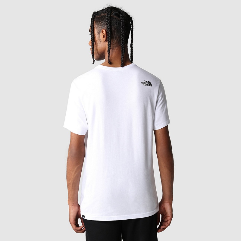 The North Face Fine T-Shirt Tnf White - Tnf Black | ZOPIAH-501