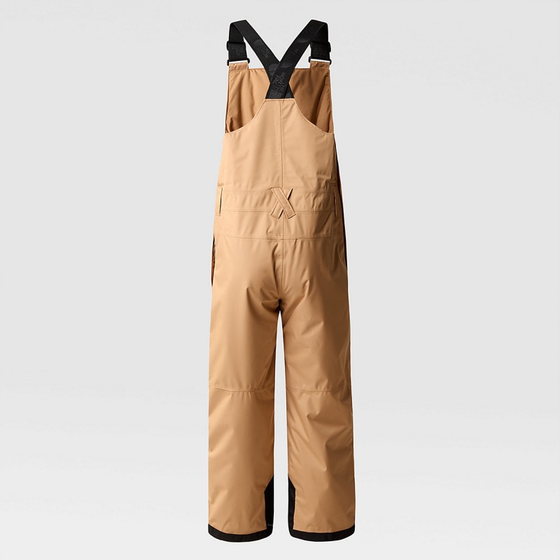 The North Face Freedom Insulated Bib Trousers Almond Butter | OWEPBG-340