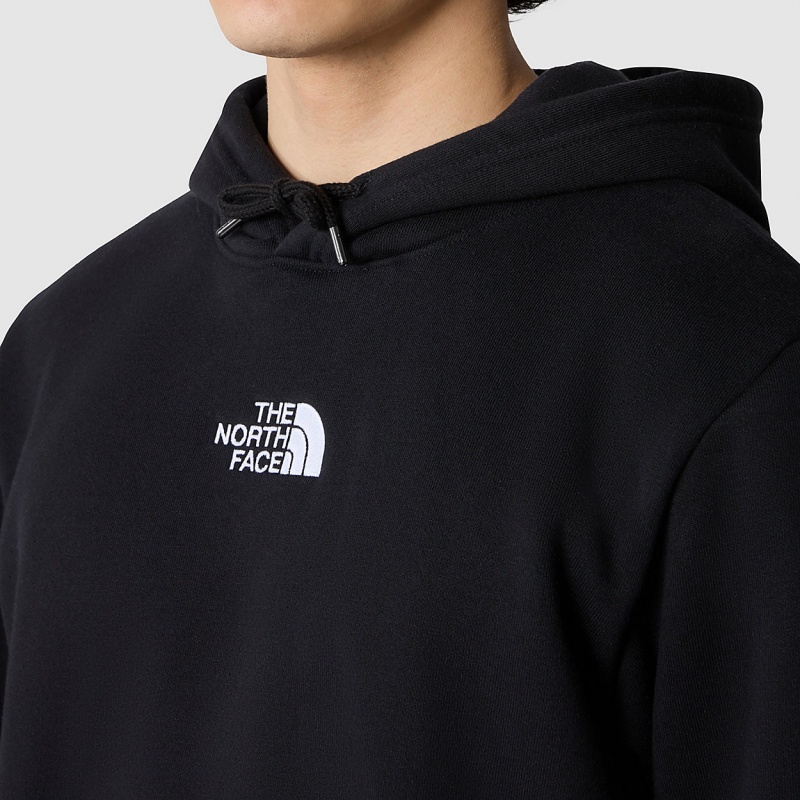 The North Face Heavyweight Hoodie Tnf Black - Tnf White | PWZKJD-896