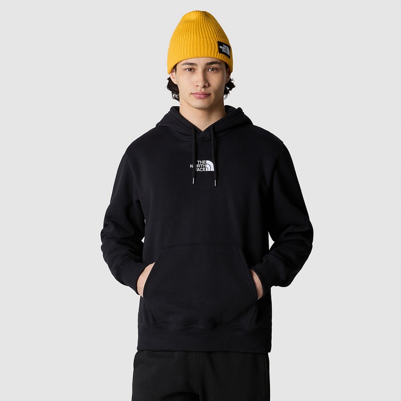 The North Face Heavyweight Hoodie Tnf Black - Tnf White | PWZKJD-896