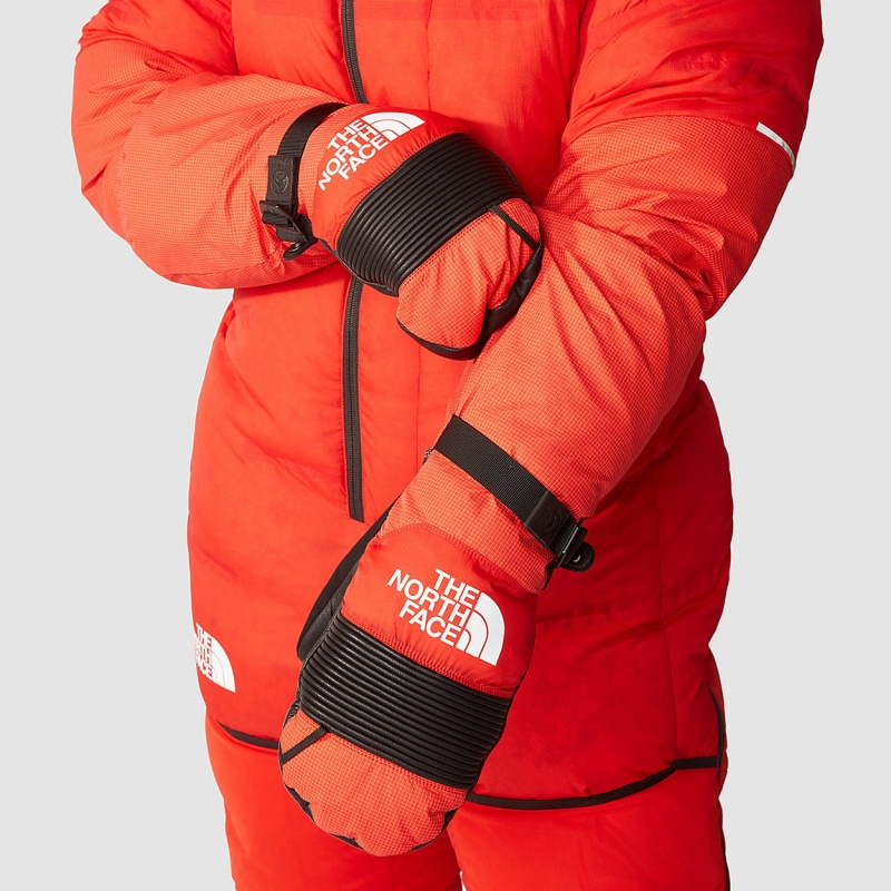 The North Face Himalayan Mittens Fiery Red | ONKIWV-603