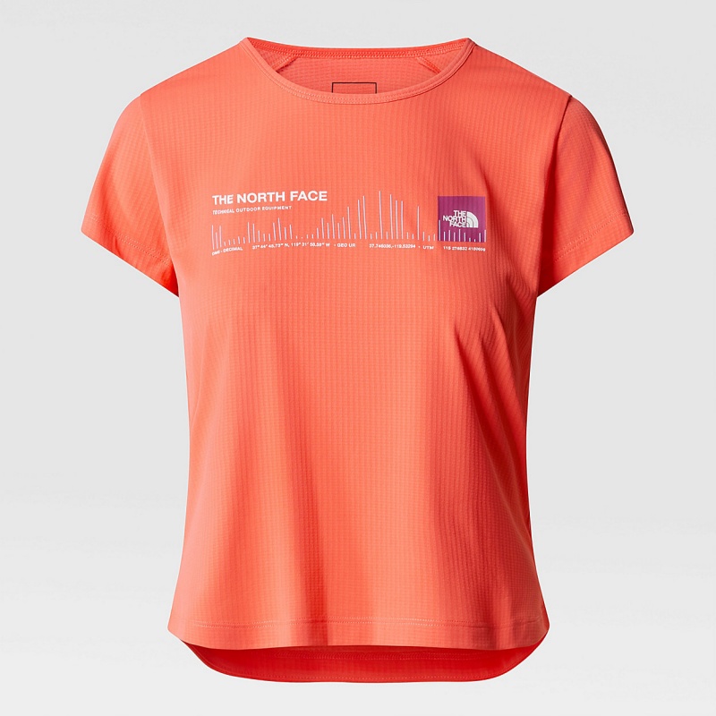 The North Face Kikash T-Shirt Radiant Orange | QUEVLW-051