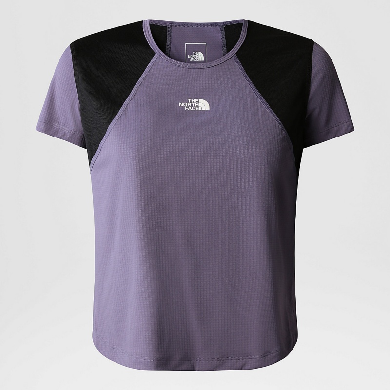 The North Face Lightbright T-Shirt Lunar Slate - Tnf Black | VWLKDA-157