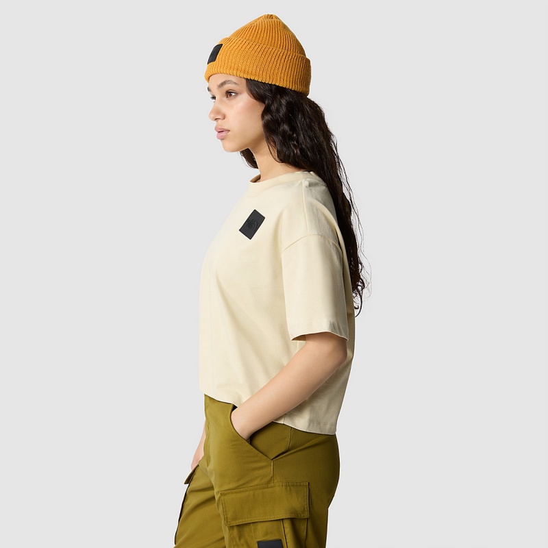 The North Face NSE Patch T-Shirt Gravel | YVQKPO-051