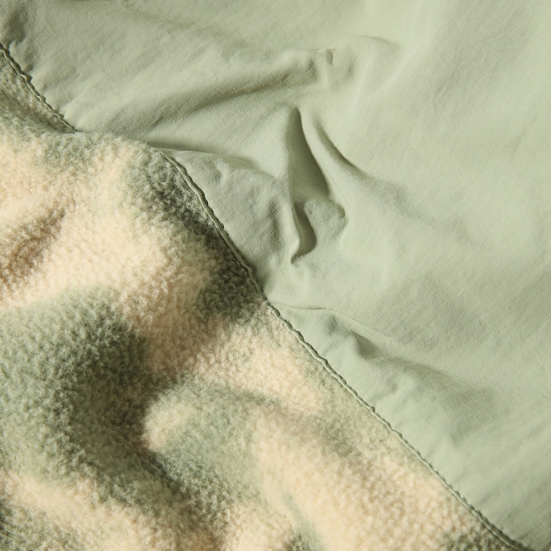 The North Face Printed Denali 2 Fleece Jacket Gravel Retro Dye Print | ZBJOSY-023