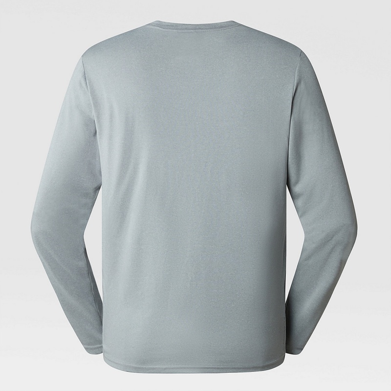 The North Face Reaxion Amp Long-Sleeve T-Shirt Mid Grey Heather | WQHTRU-324