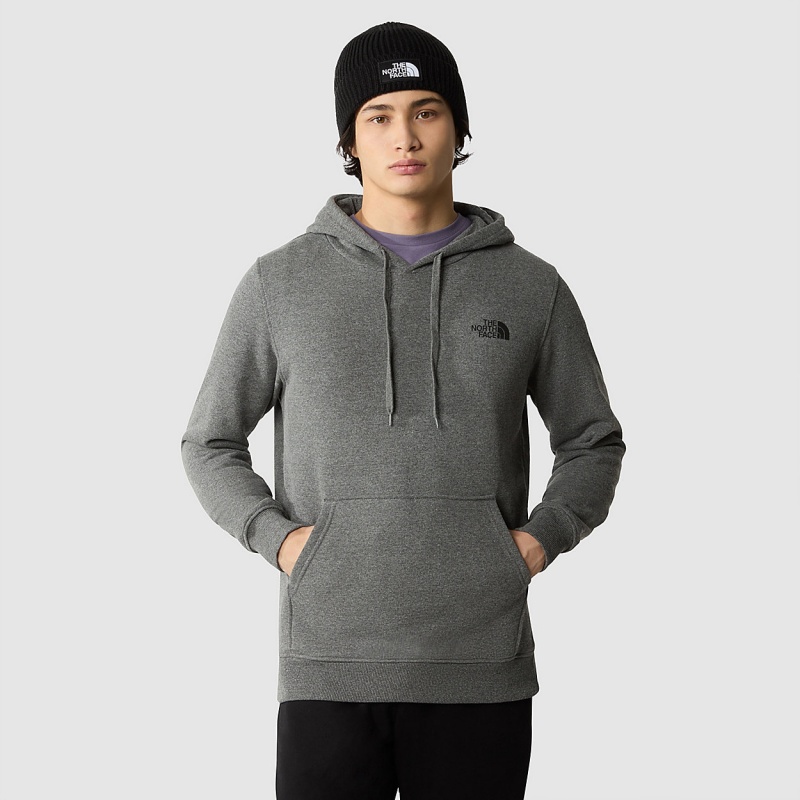 The North Face Simple Dome Hoodie Tnf Medium Grey Heather | CZPDTM-685