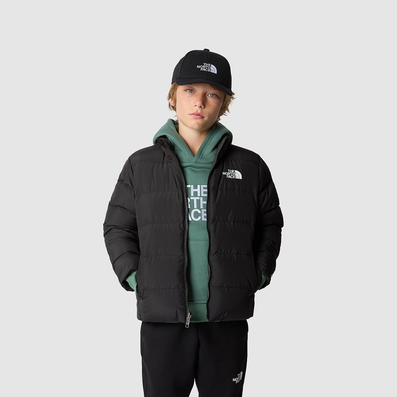 The North Face Teen's Reversible North Down Jacket Tnf Black | YAROCF-891