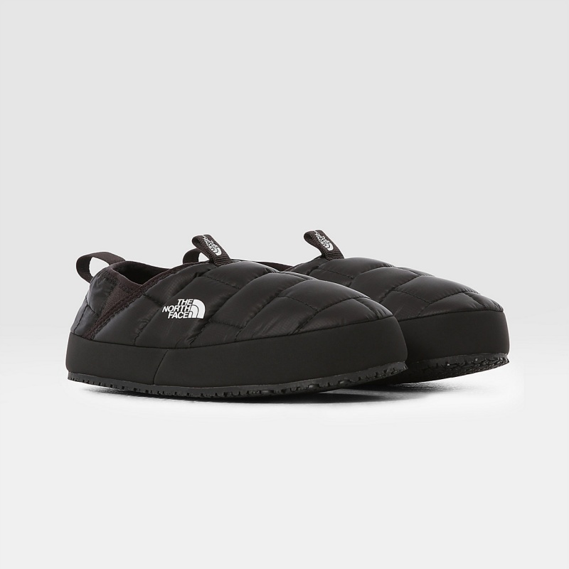 The North Face ThermoBall™ Traction Winter Mules II Tnf Black - Tnf White | JNFQDI-796
