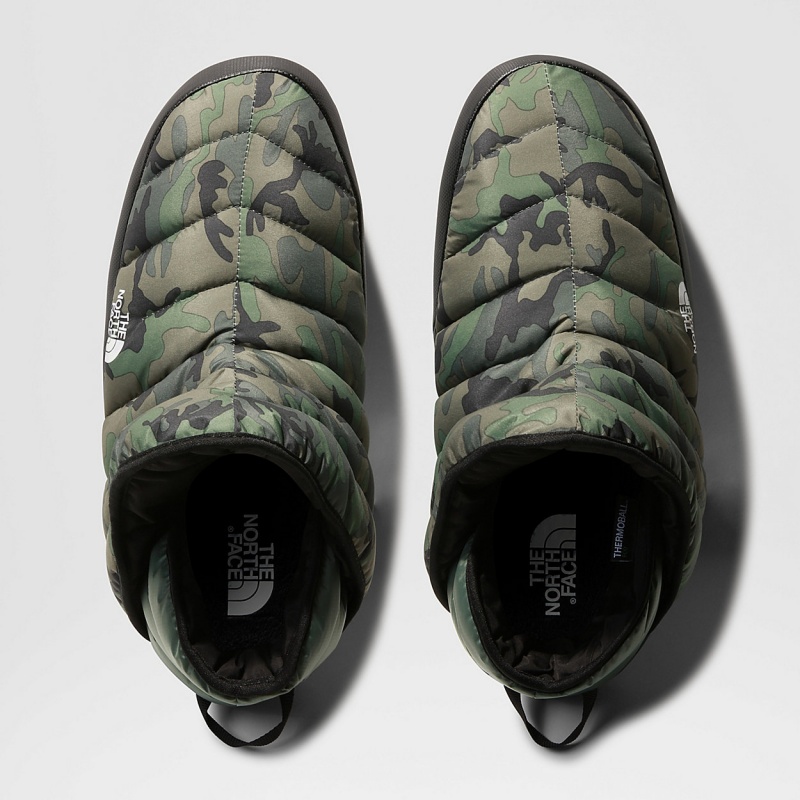 The North Face ThermoBall™ Traction Winter Booties Thyme Brushwood Camo Print - Tnf Black | IXSZYB-247