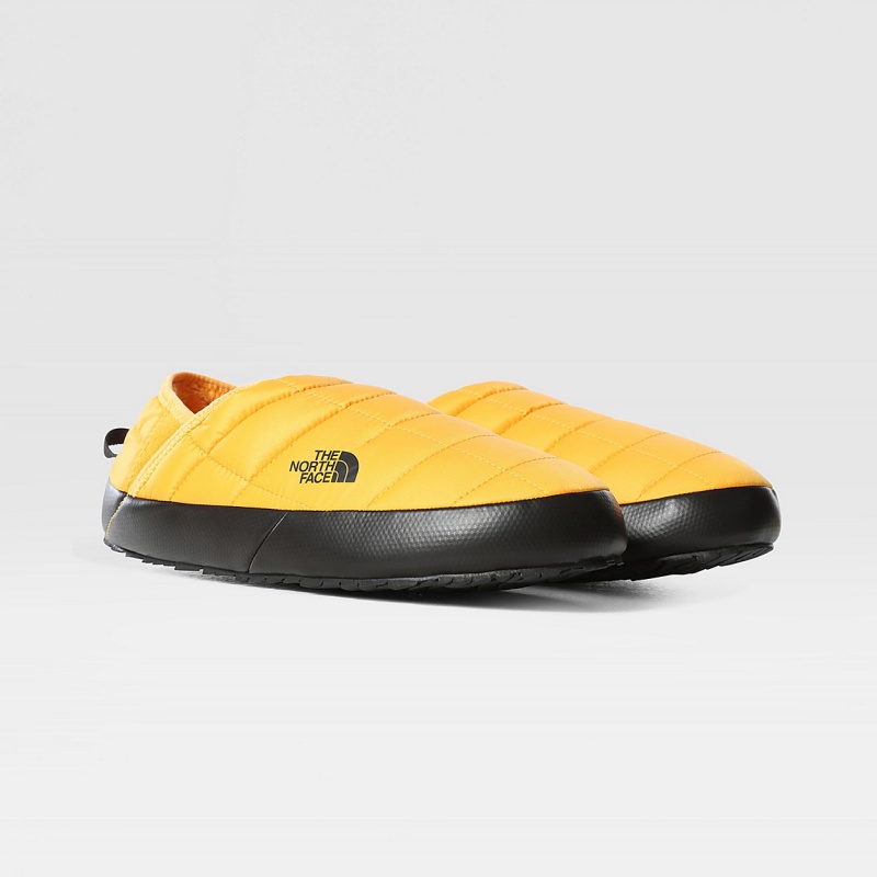 The North Face ThermoBall™ V Traction Winter Mules Summit Gold - Tnf Black | LJBYTN-391