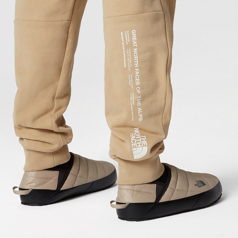 The North Face ThermoBall™ V Traction Winter Mules Hawthorne Khaki/Tnf Black | DYGJZQ-469