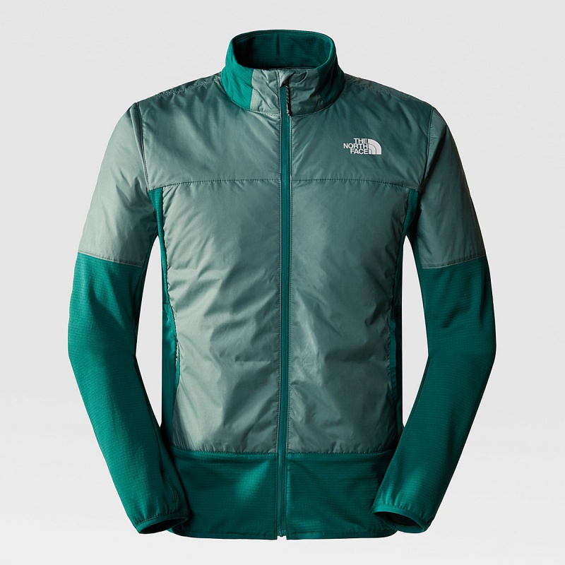 The North Face Winter Warm Pro Full-Zip Jacket Forest Fern - Dark Sage | JVWXFB-705