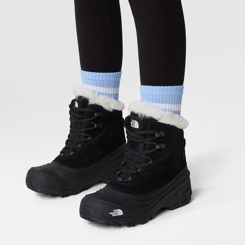 The North Face Shellista V Lace Waterproof Snow Boots Tnf Black - Tnf Black | FOLDRY-927